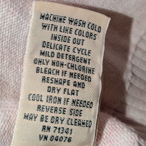 L.L. Bean Women XS Paisley 100% Supima Cotton Cardigan Preppy Clueless Retro Y2K - Picture 7 of 7